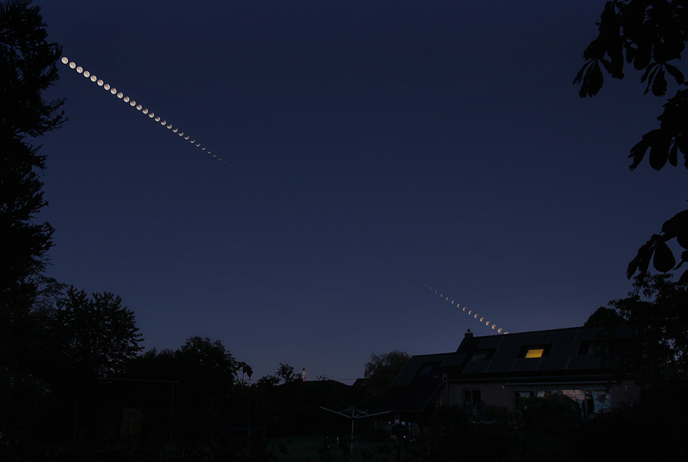 Mondfinsternis 2015 - wie sie "wirklich" aussah