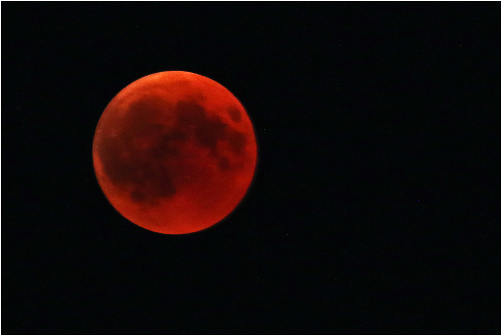 Mondfinsternis 2018 in Oberschwaben