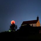 Mondfinsternis 2018 Wurmlinger Kapelle