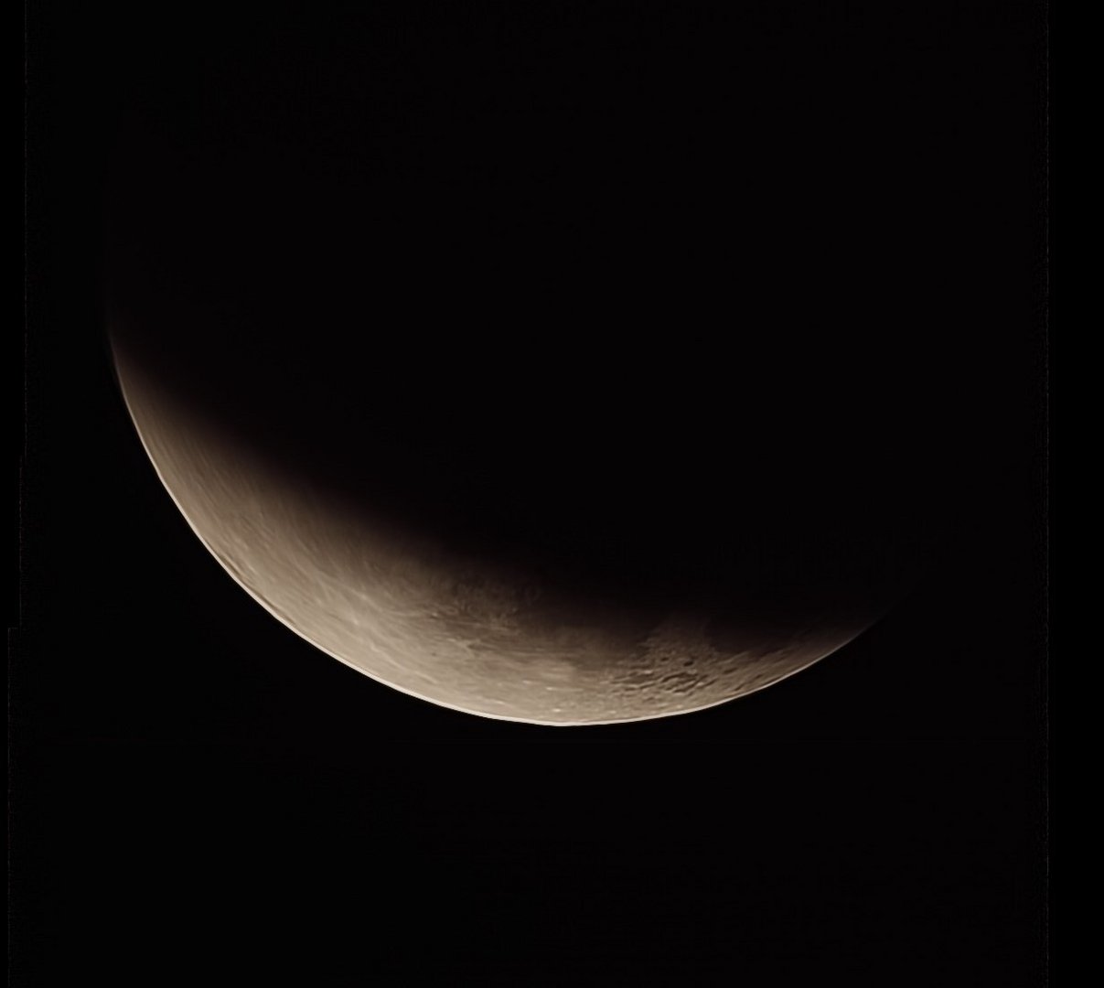 Mondfinsternis 28.9.2015 - "abnehmender" Mond