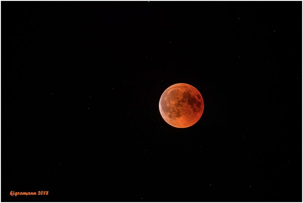 mondfinsternis am 27.07.2018 über dem bergischen land....