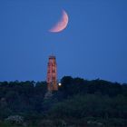 - Mondfinsternis am Bismarckturm in Wettin -