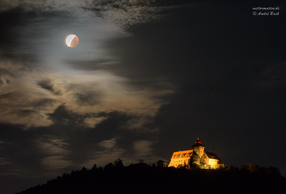 Mondfinsternis an der Wachsenburg