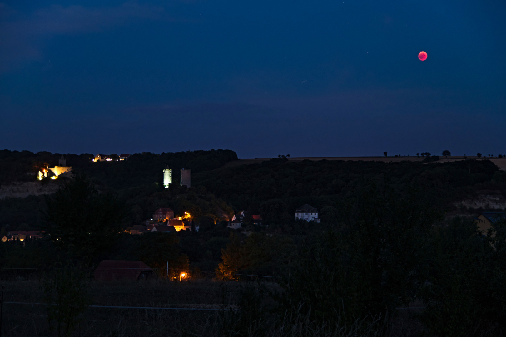 Mondfinsternis bei Saaleck I