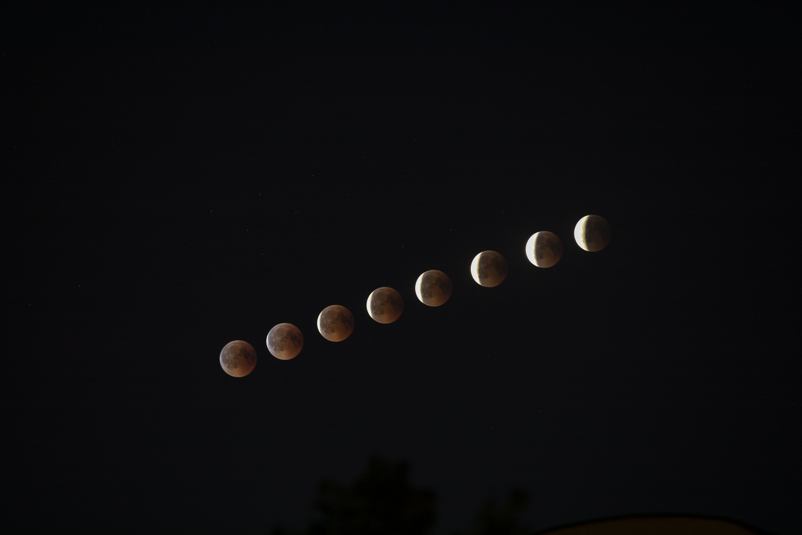 Mondfinsternis, Blutmond vom 27.07.2018