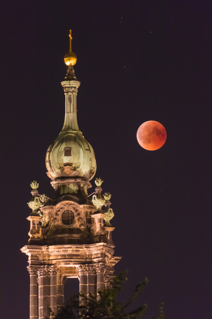 Mondfinsternis Dresden