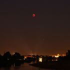 Mondfinsternis über Dresden 22:18 Uhr