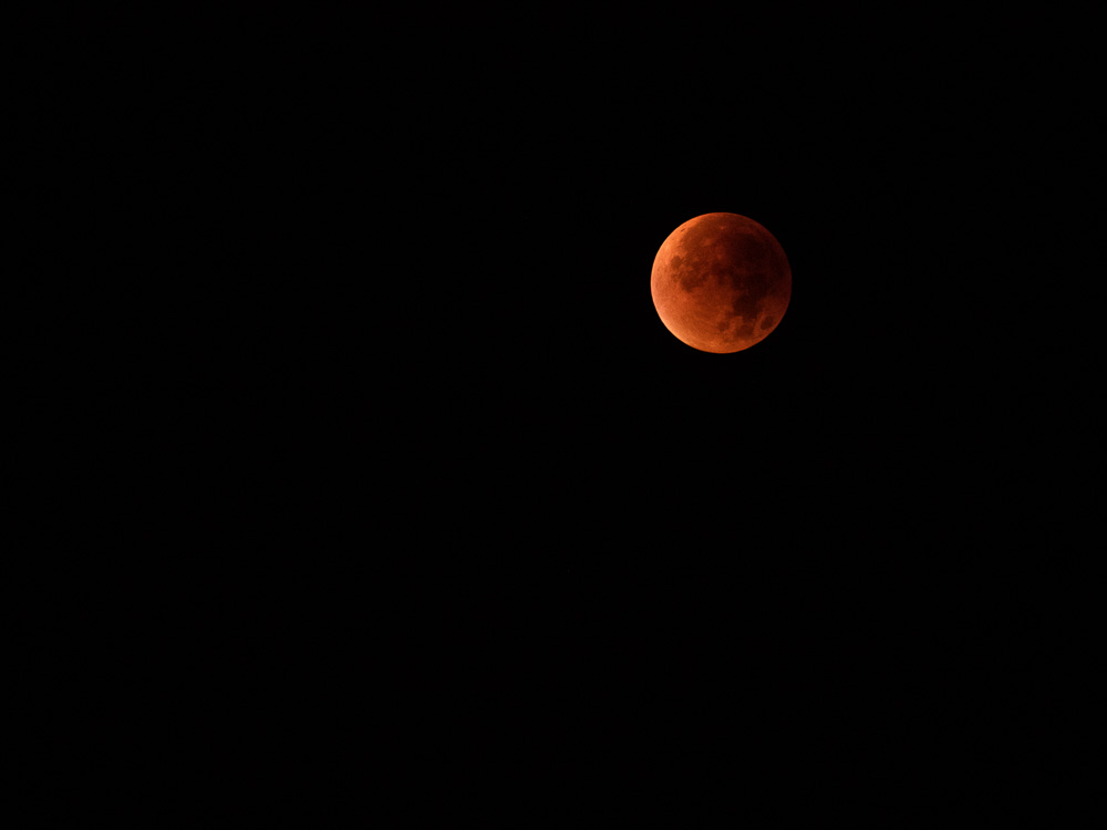 Mondfinsternis über Stuttgart