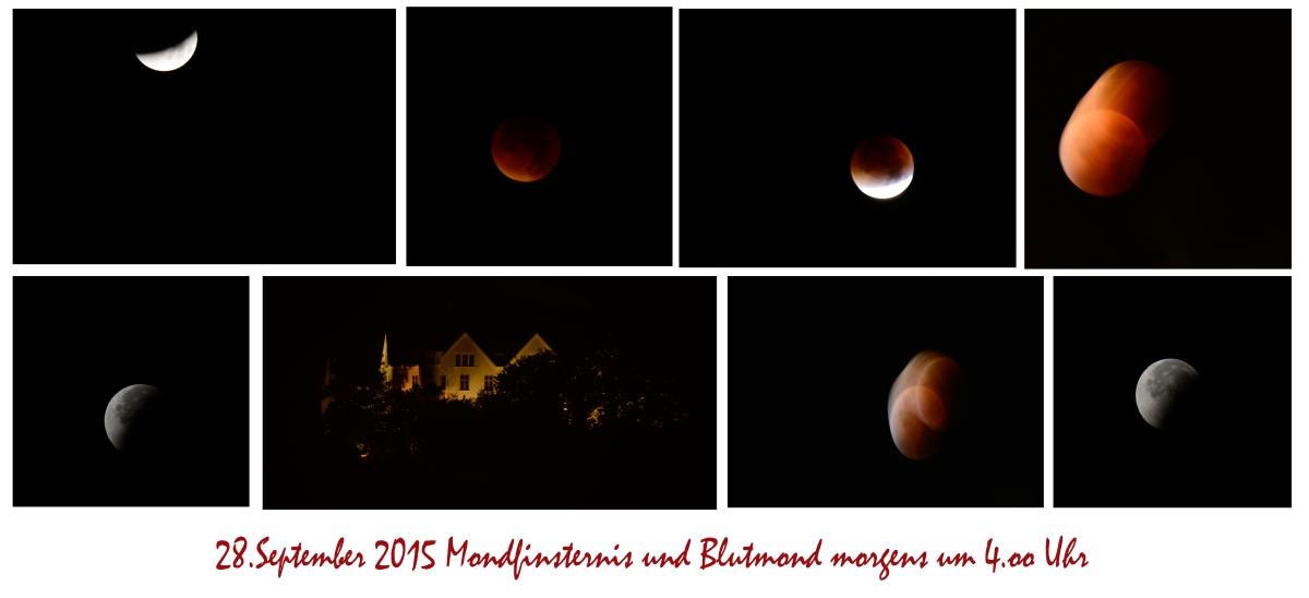 Mondfinsternis und Blutmond