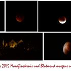 Mondfinsternis und Blutmond