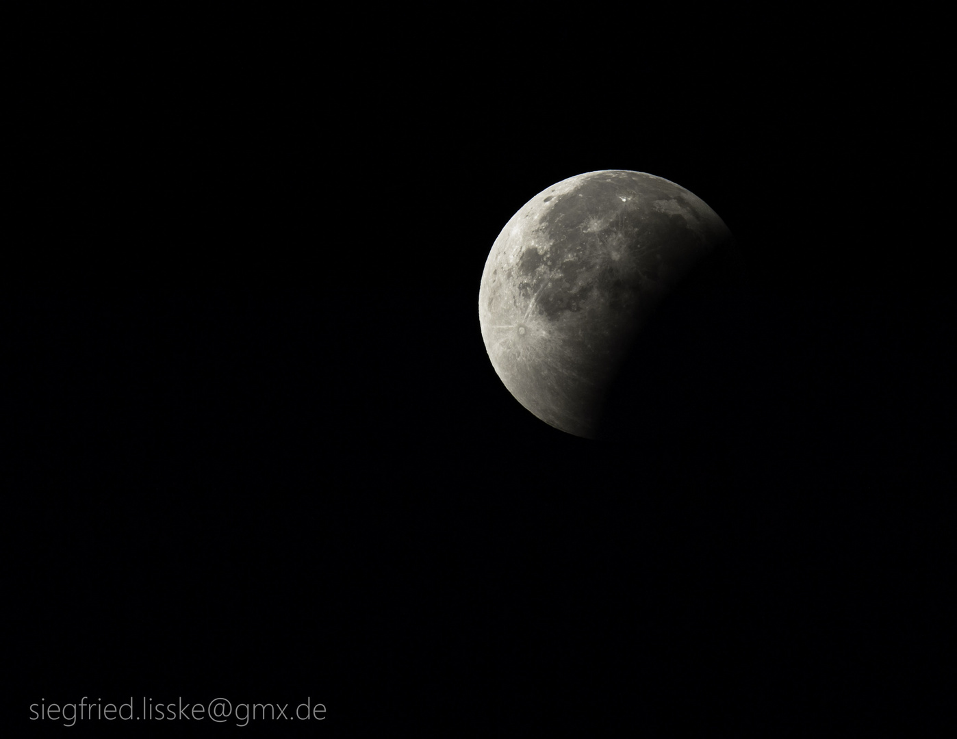 Mondfinsternis/Blutmond 2015