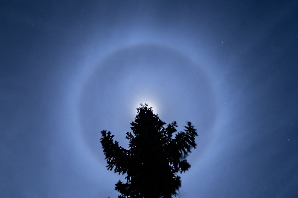 Mondhalo, oder die Geister, die ich rief Foto &amp; Bild | himmel, natur ...