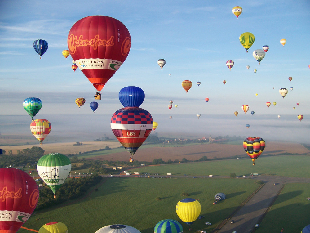 mondial air Ballon/ décollage