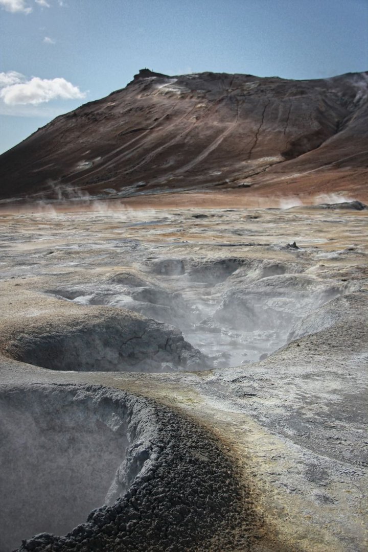 Mondlandschaft am Námafjall