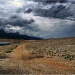 Mondlandschaft mit Wasser