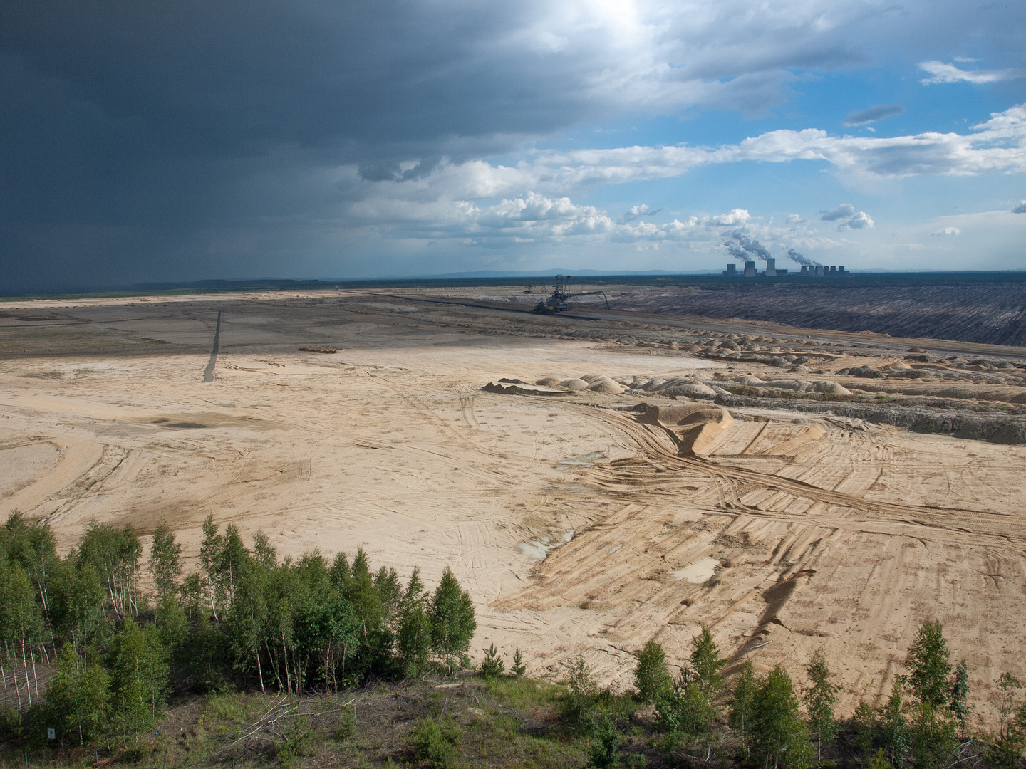 Mondlandschaft  Oberlausitz