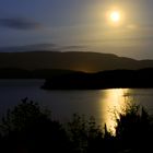 Mondlicht über dem Fjord