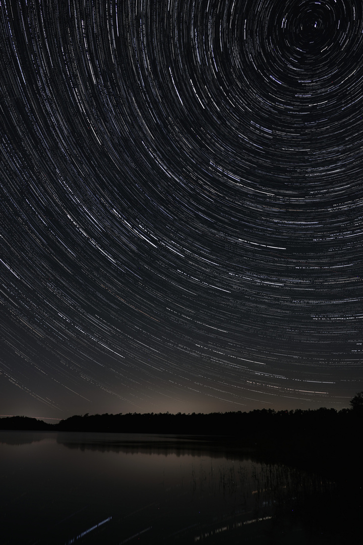 Mondlose Nacht am Schaalsee