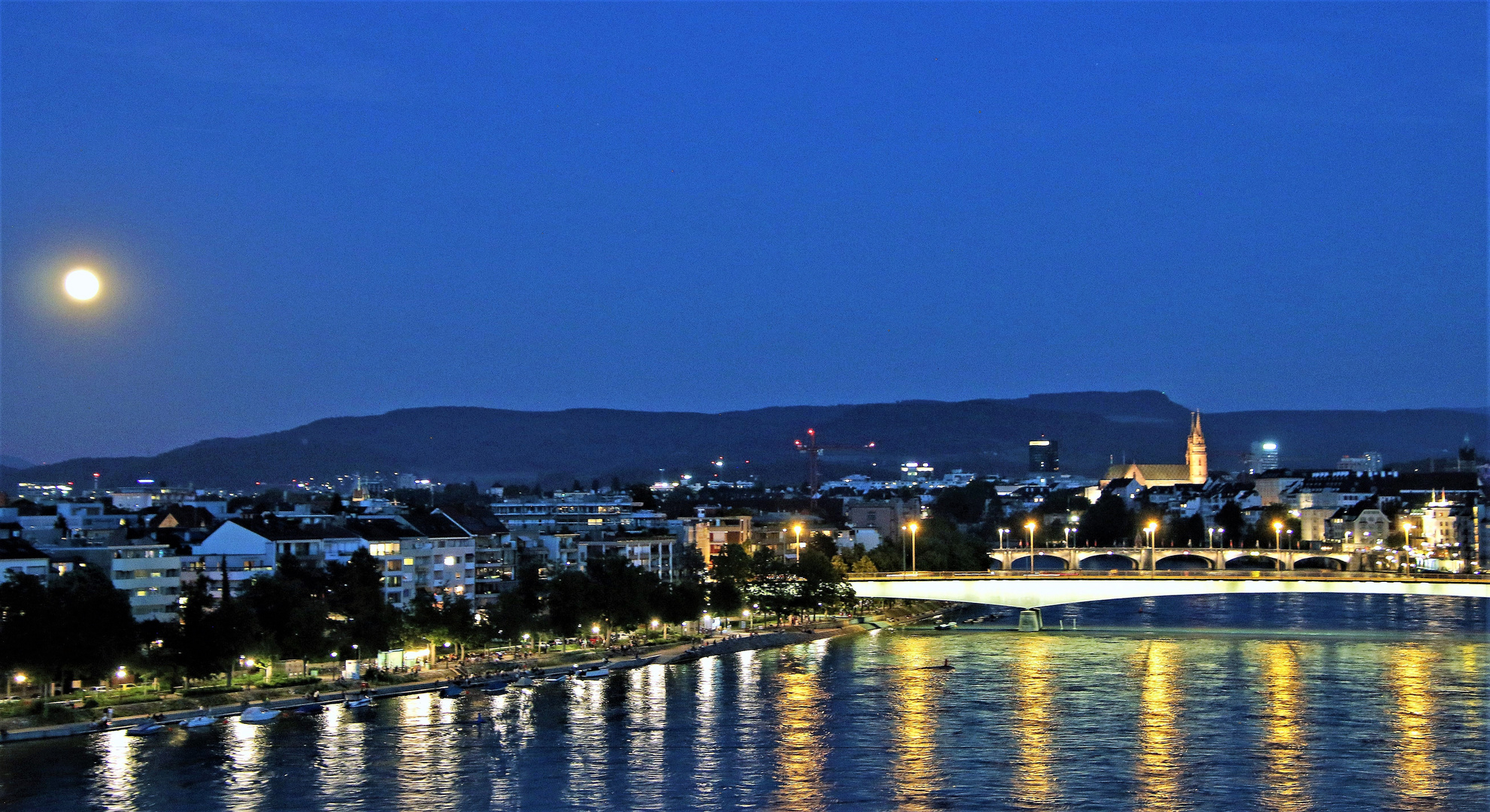 Mondnacht am Rhein