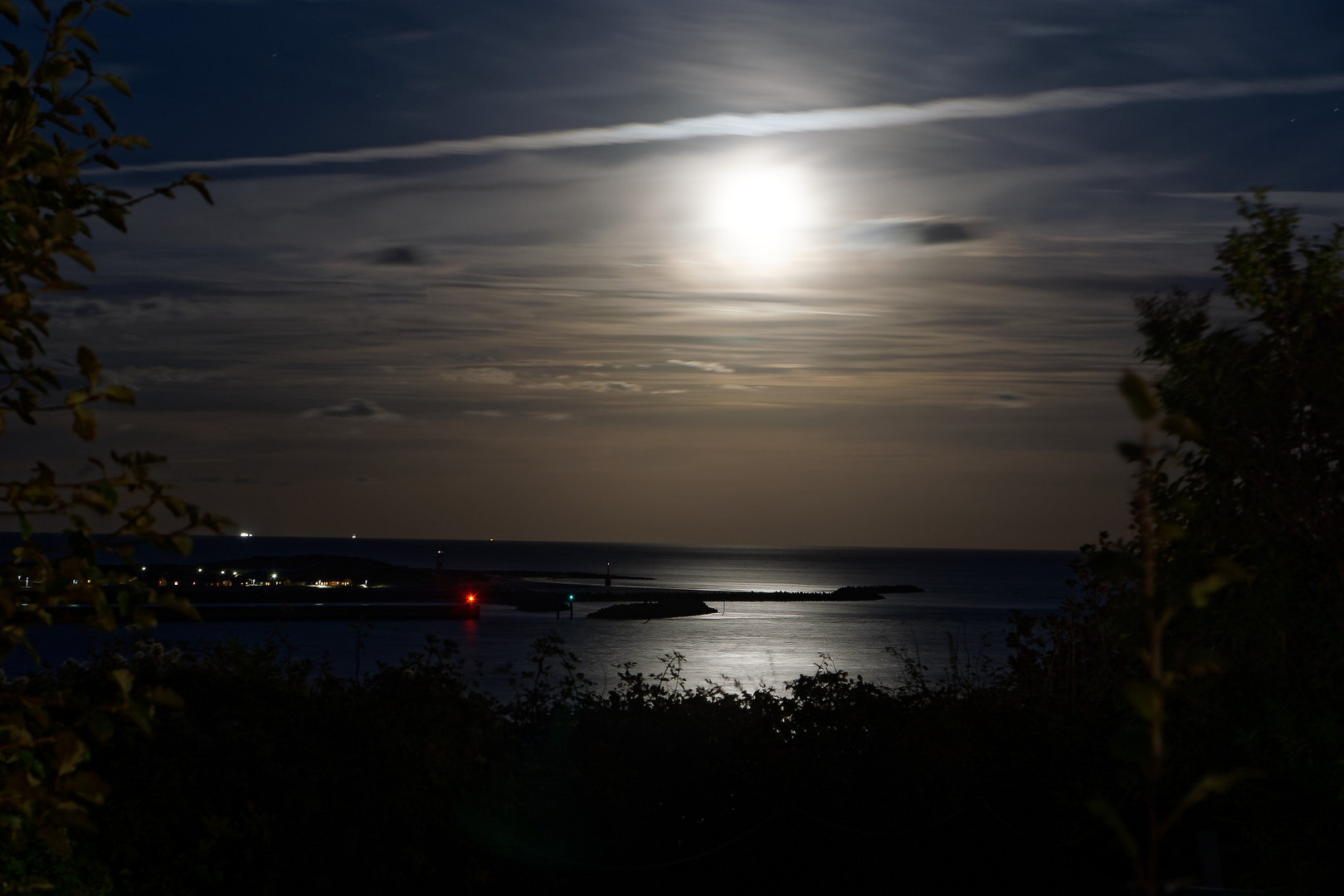 Mondnacht auf Helgoland