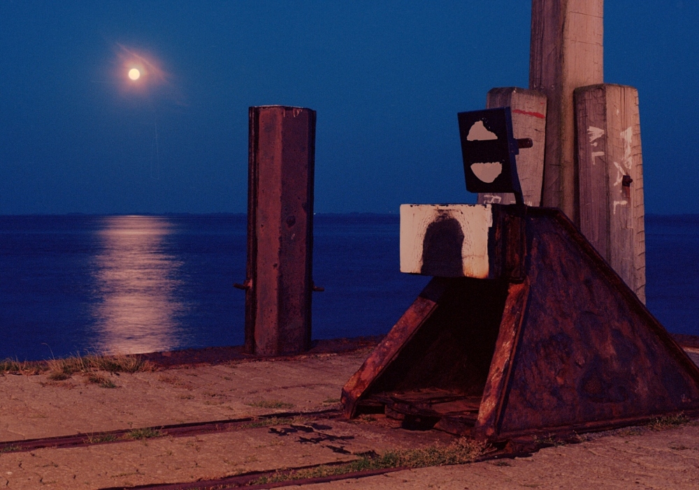 Mondnacht im Hafen