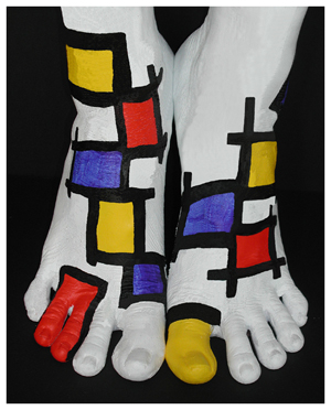 Mondrian Feet