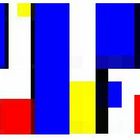 mondrian in pixel aufgelöst