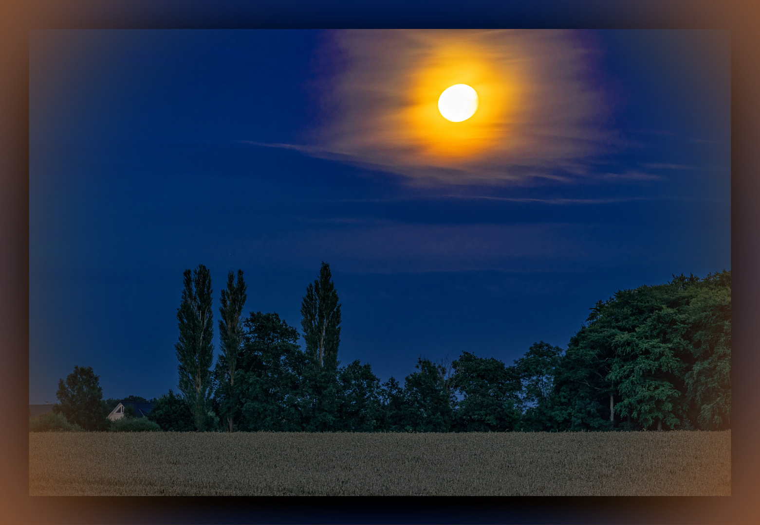 Mondschein Foto & Bild landschaft, Äcker, felder & wiesen