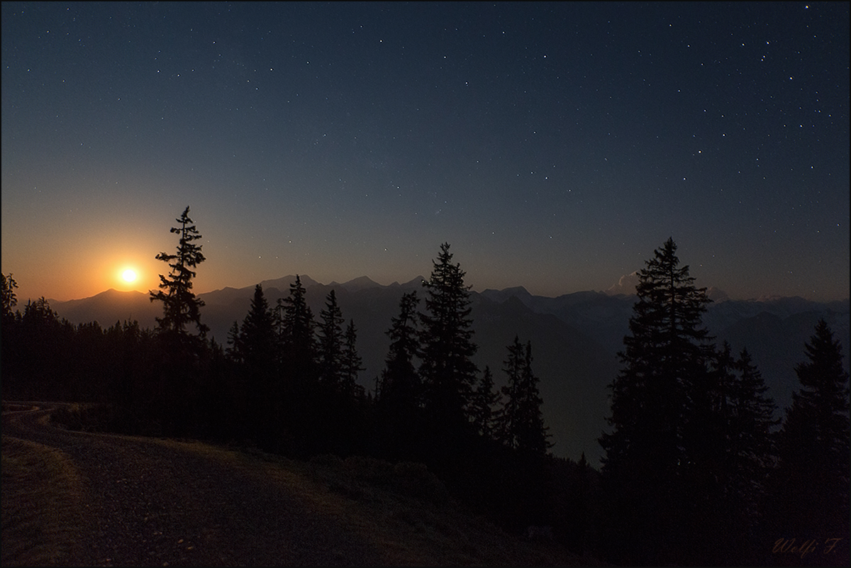 Mondschein! Foto & Bild | landschaft, berge, hütten u. wege Bilder auf ...