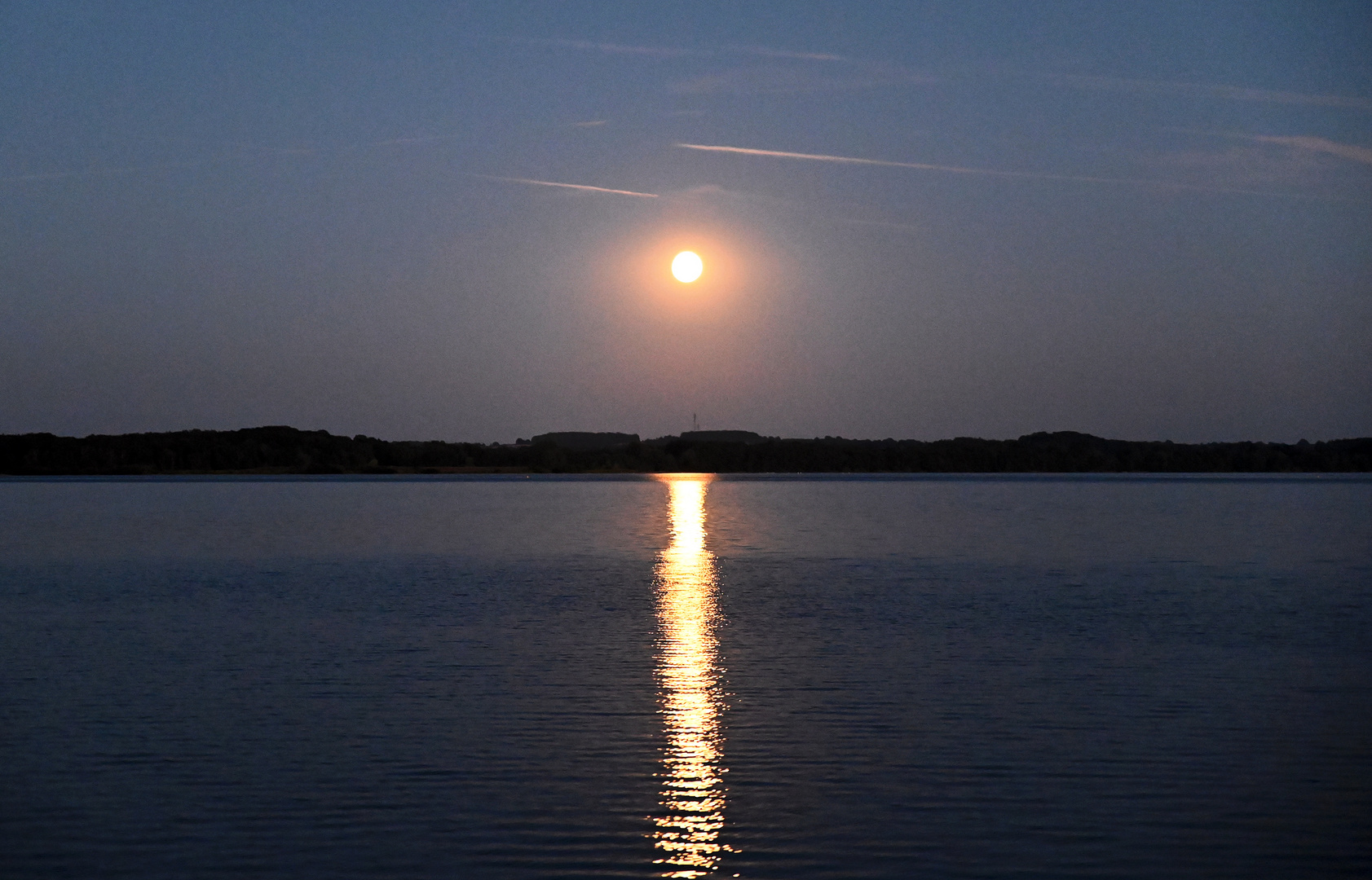 Mondschein am Großen Plöner See