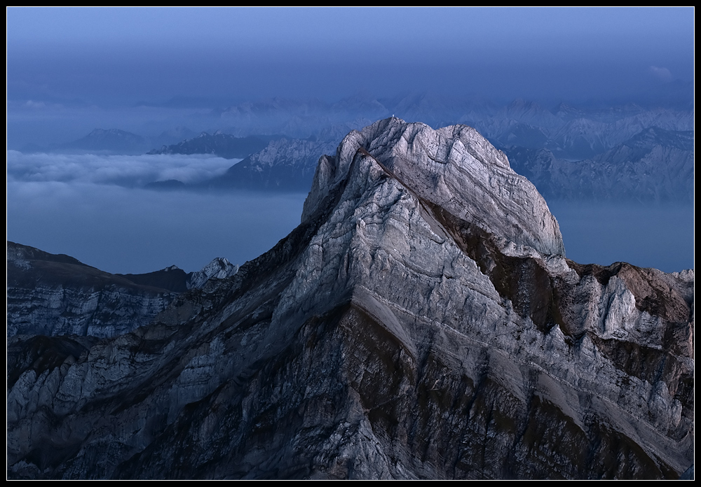 Mondschein auf dem Säntis