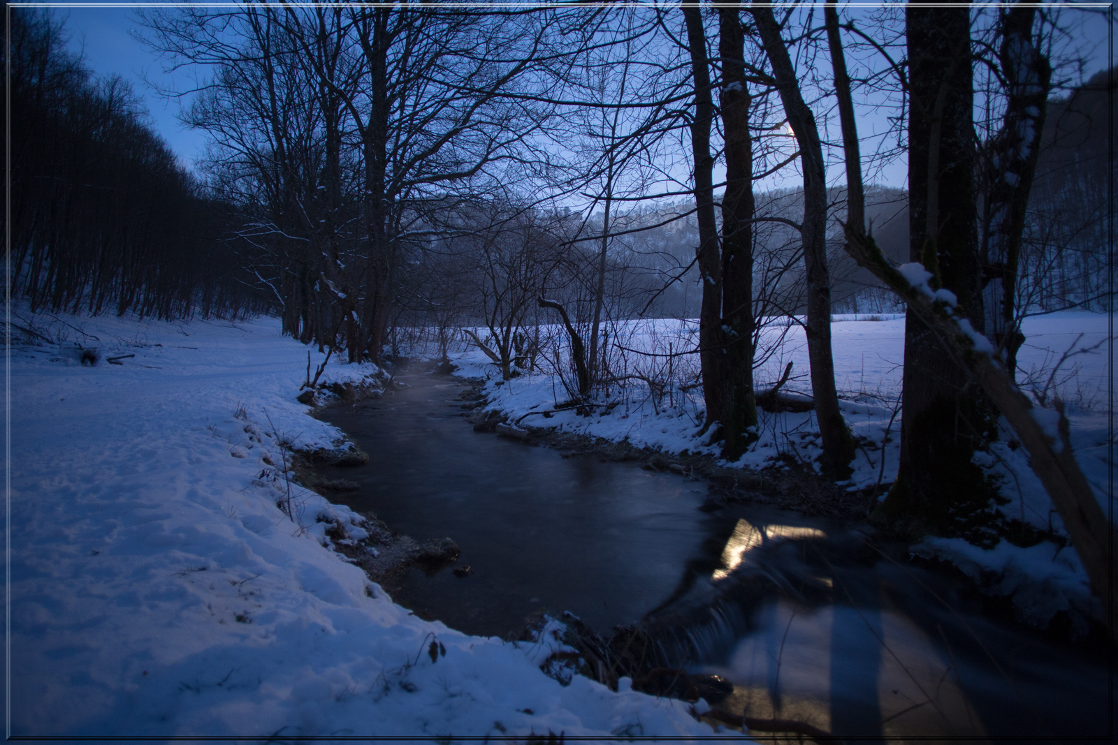 Mondschein im Tal