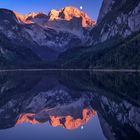 Mondschein über dem Dachstein