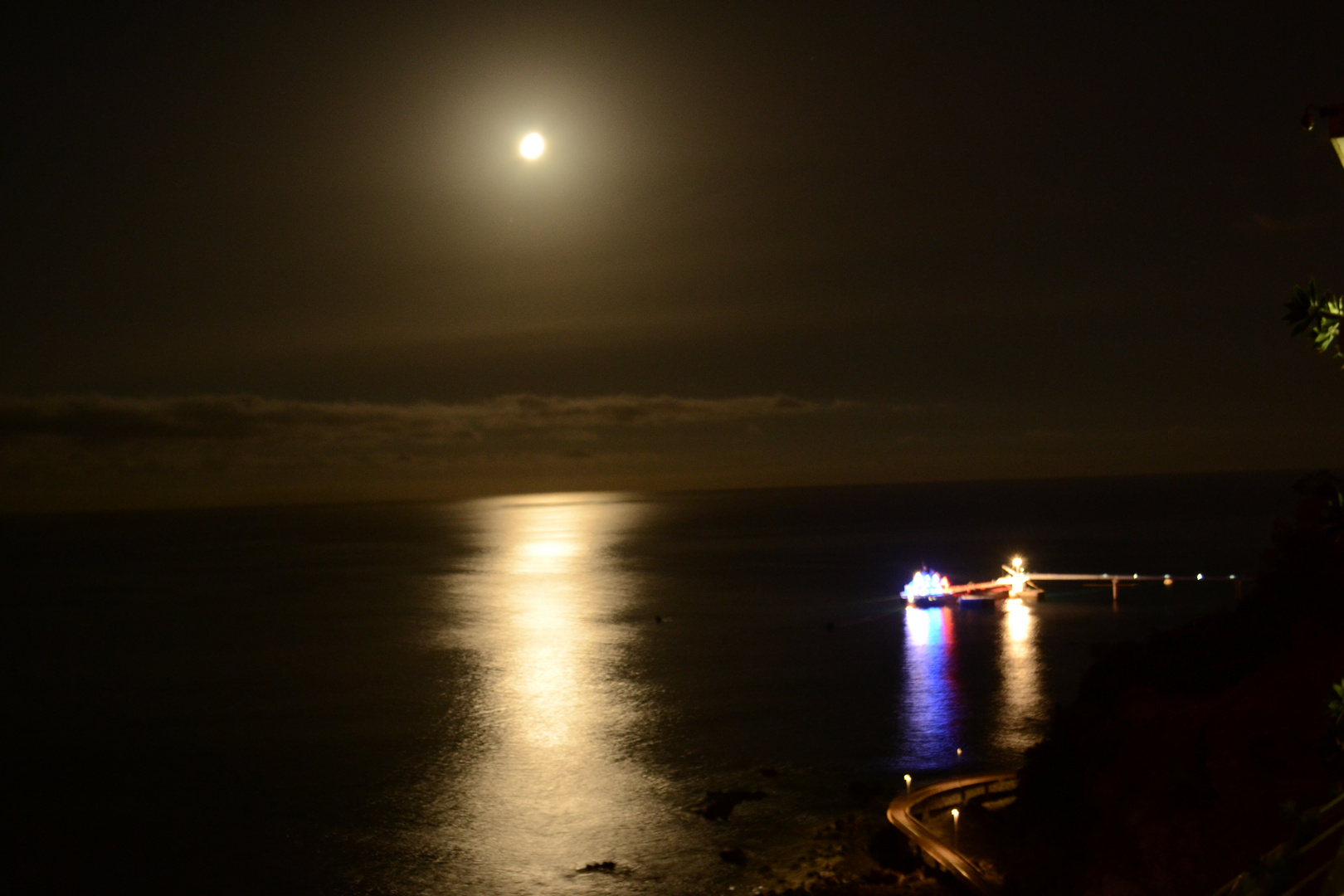 Mondschein_Meer_Madeira_Punto-Laranjana