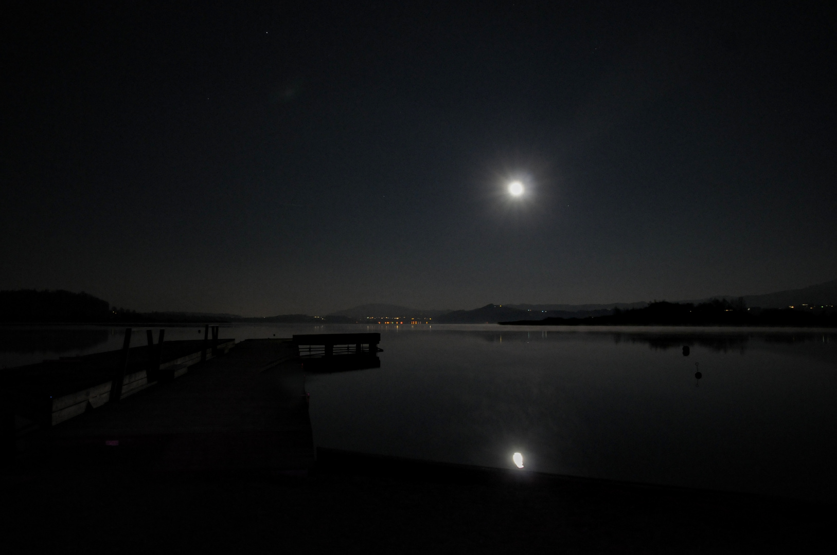 Mondscheinromantik am Wallersee