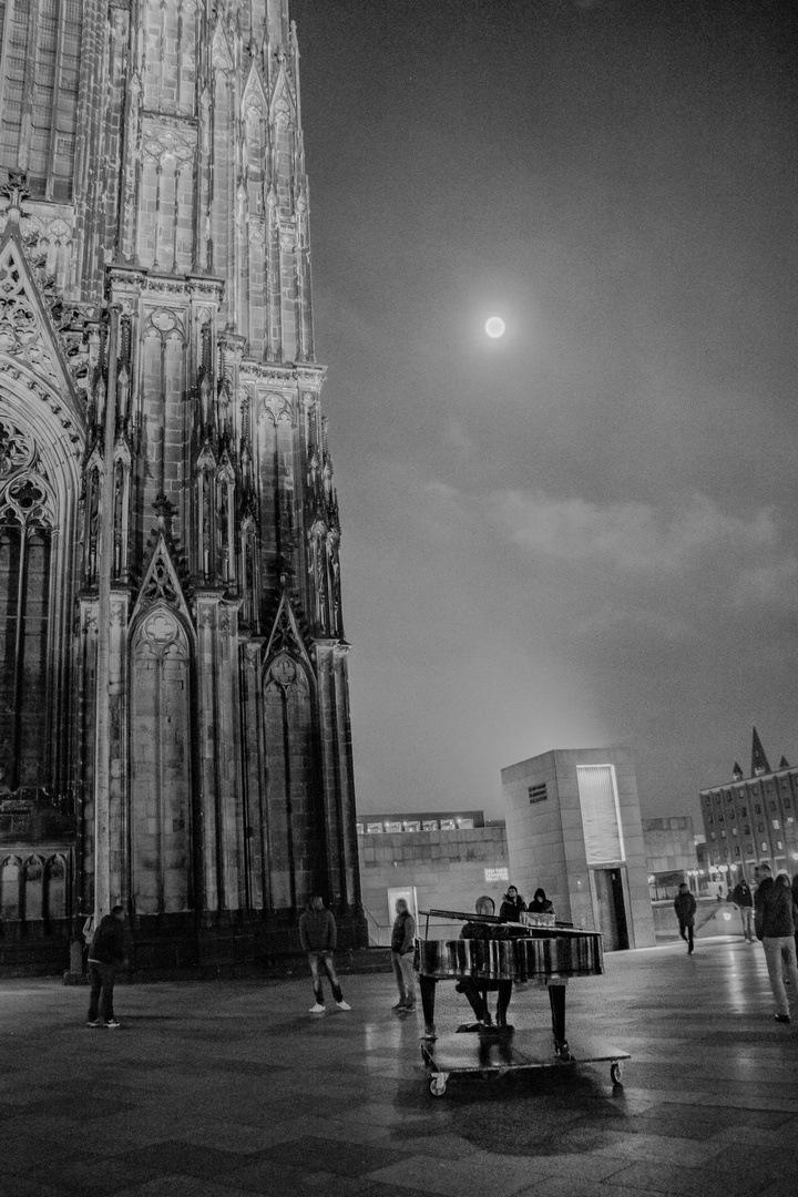 Mondscheinsonate am Kölner Dom