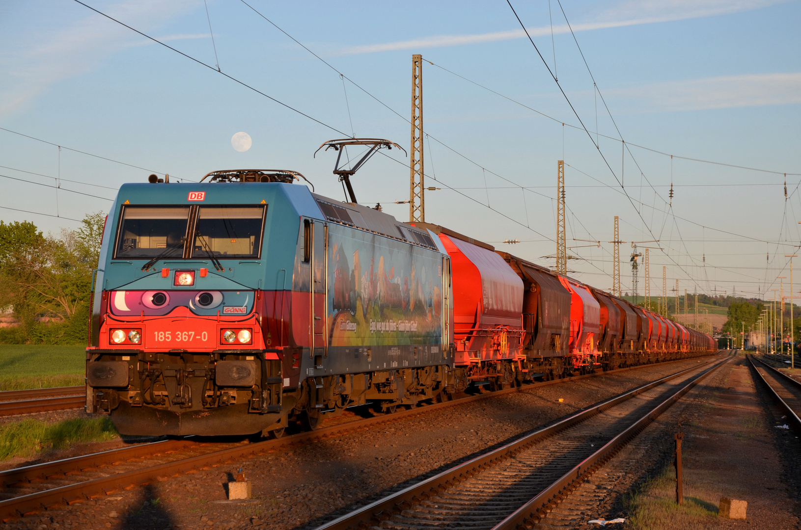 Mondscheinsonate in Bebra Umladebahnhof...