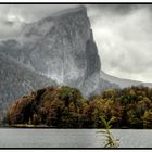 Mondsee bei Regen