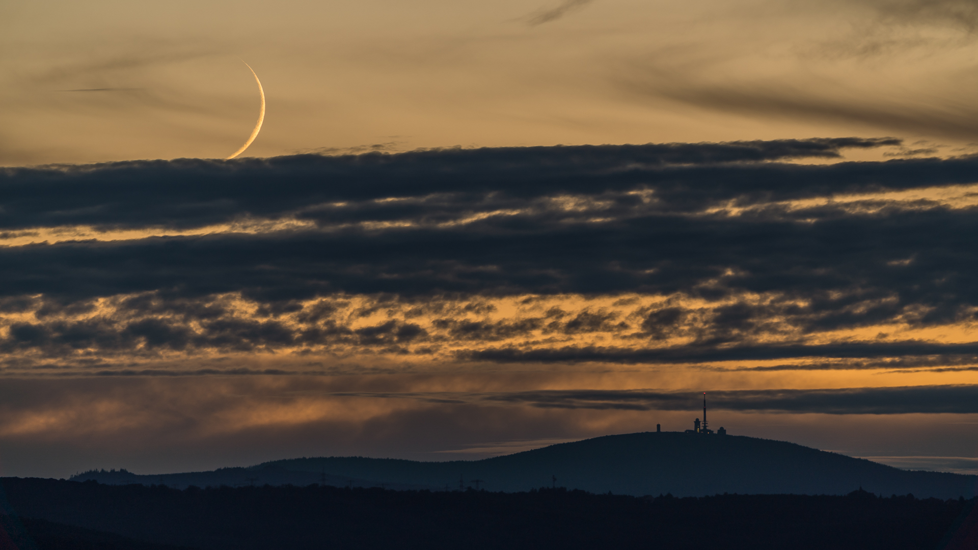 Mondsichel am Brocken