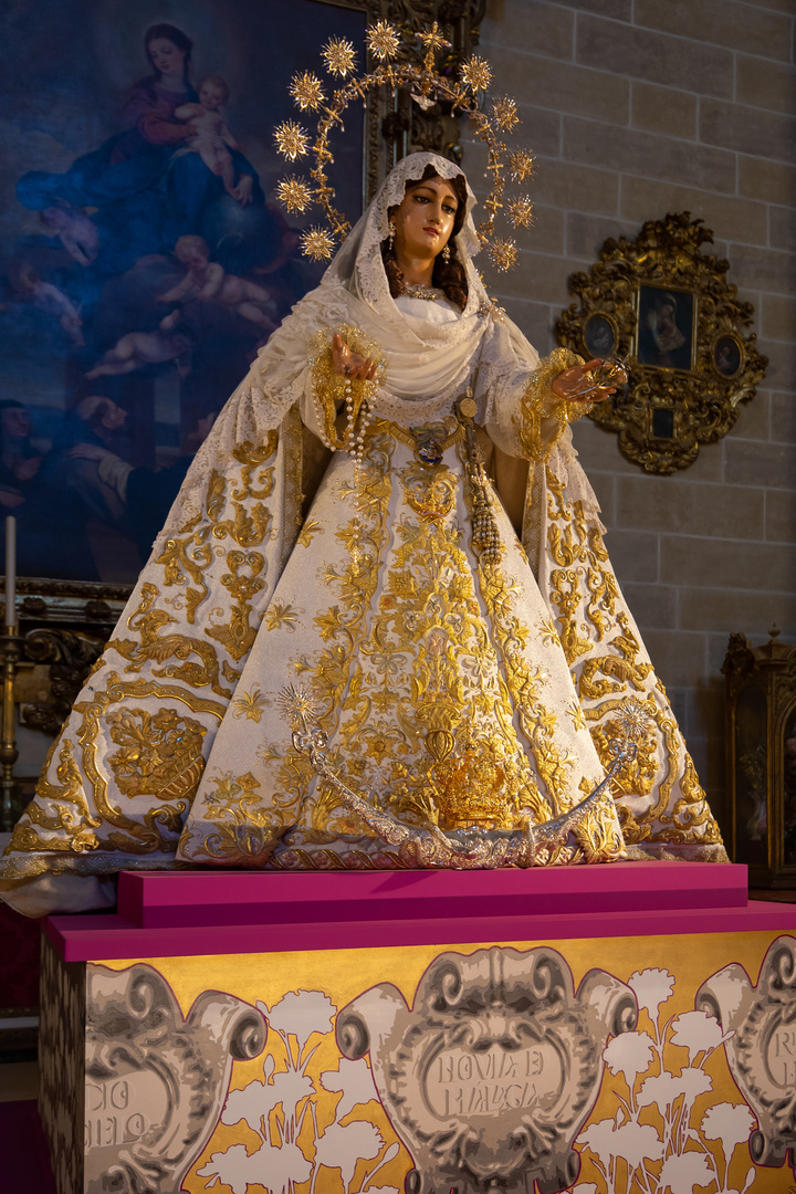 Mondsichelmadonna in Málaga