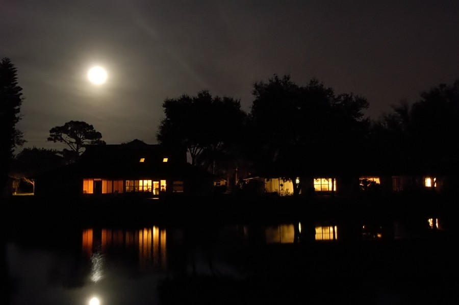 Mondspiegelung an unserm Lake
