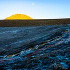 Mondstimmung beim Krater El Tatio