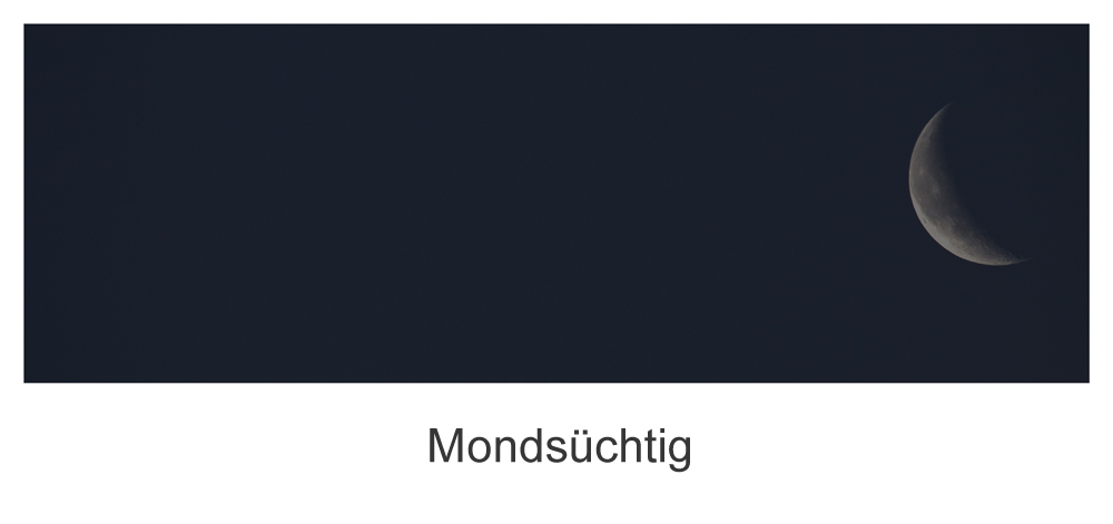 Mondsüchtig