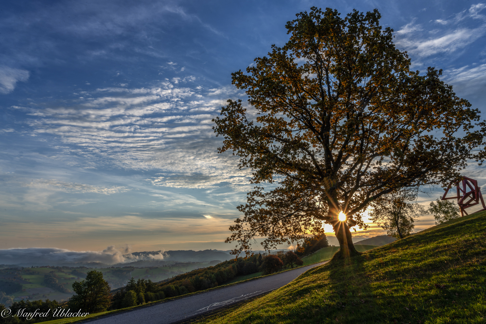 Mondunter - und Sonnenaufgang ...