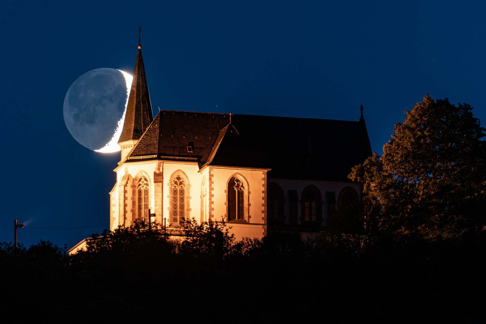 Monduntergang an der Annakapelle