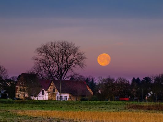 Monduntergang Binzenmühle