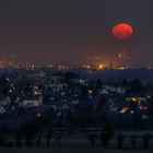 monduntergang im östlichen ruhrgebiet