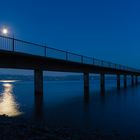 Monduntergang im Strandbad Langenargen