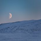 Monduntergang in der Rondane