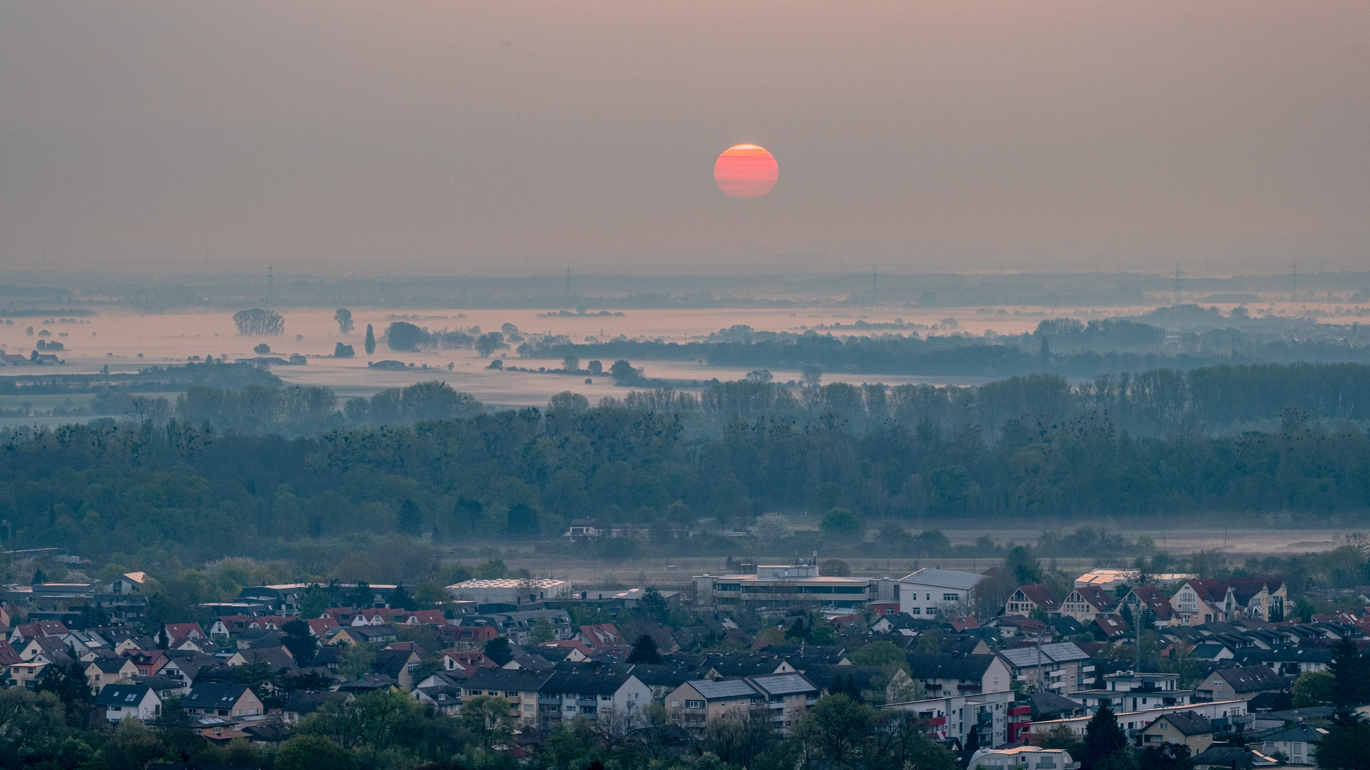 Monduntergang-Sonnenaufgang